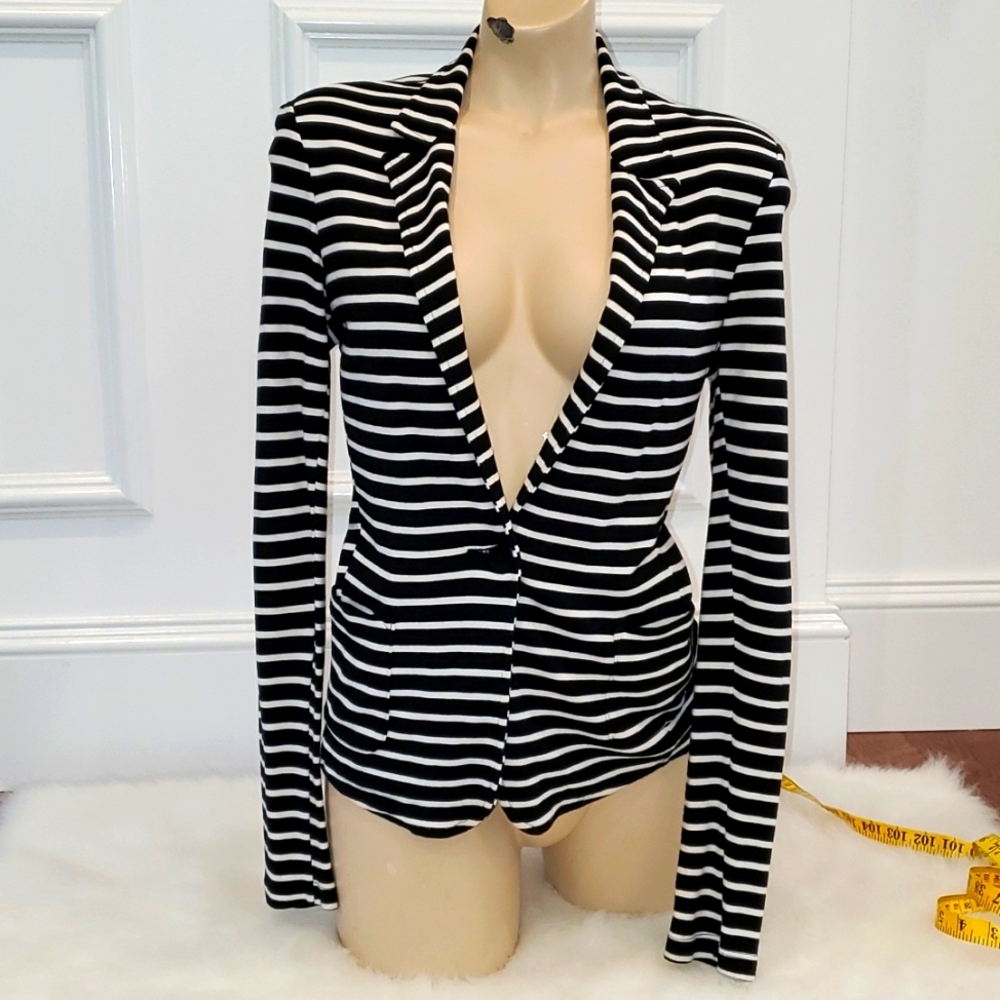Velvet by Graham & Spencer stripe blazer P